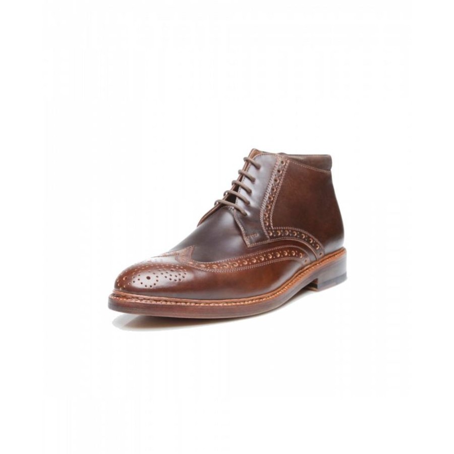 Herren Heinrich Dinkelacker Stiefel | Stiefeletten Luzern Full-Brogue C Cordovan