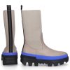 Damen Moncler Stiefeletten | Stiefeletten Chelsea High Kalbsleder