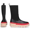 Damen Moncler Stiefeletten | Chelsea Boots Chelsea High Kalbsleder