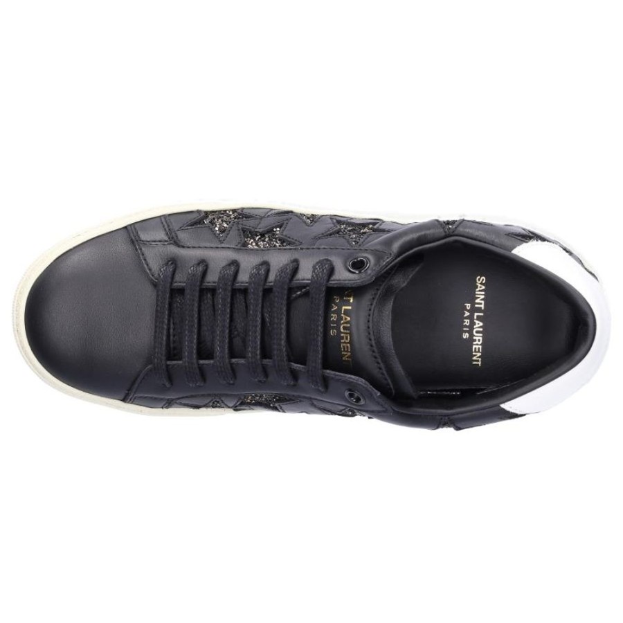 Damen Saint Laurent Sneaker | Sneaker Low Moon Pluskalbsleder