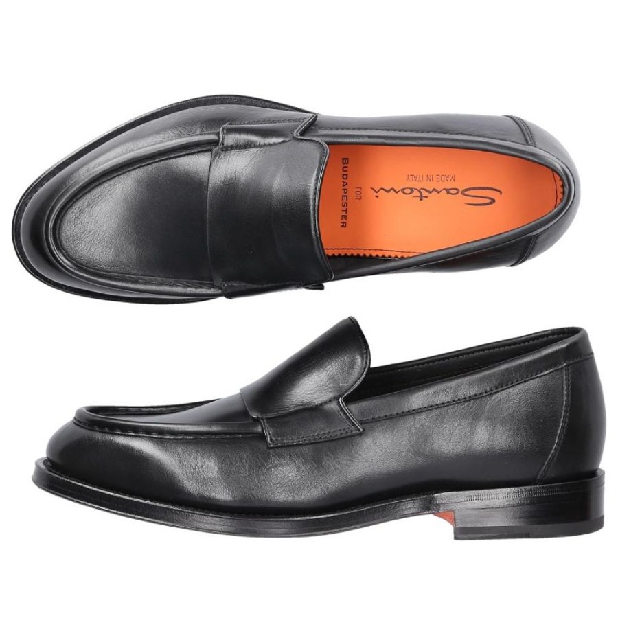 Herren Santoni Loafer | Loafer 18357 Kalbsleder