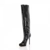 Damen Jimmy Choo Stiefel | Stiefel Kalbslederlackleder Schwarz