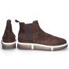 Herren V Design Stiefel | Chelsea Boots Beatless Kalbsveloursleder