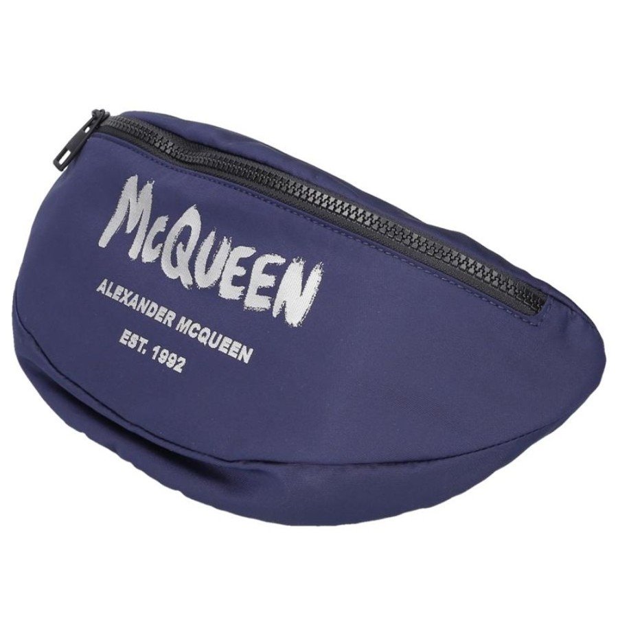 Damen Alexander McQueen Umhangetaschen | Gurteltasche Graffiti Nylon