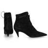 Damen Saint Laurent Stiefeletten | Stiefeletten Kiki 55 Veloursleder