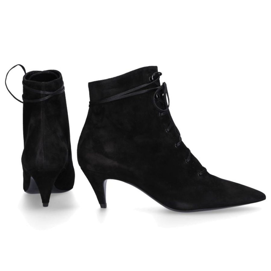 Damen Saint Laurent Stiefeletten | Stiefeletten Kiki 55 Veloursleder