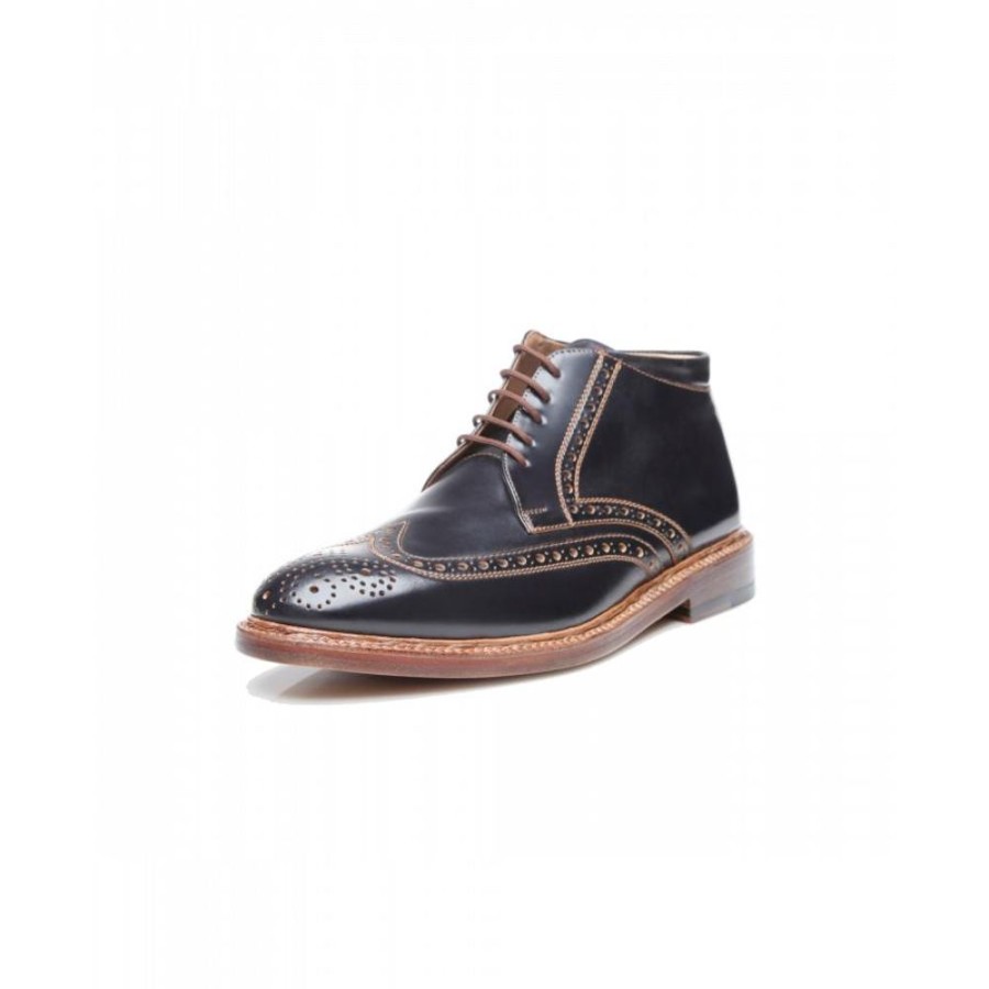 Herren Heinrich Dinkelacker Businessschuhe | Stiefeletten Luzern Full-Brogue C Cordovan