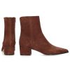 Damen Gianvito Rossi Stiefeletten | Klassische Stiefeletten Lyell 45 Veloursleder