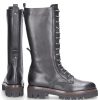 Damen Truman's Stiefel | Stiefel 9273 Kalbsleder Logo Schwarz