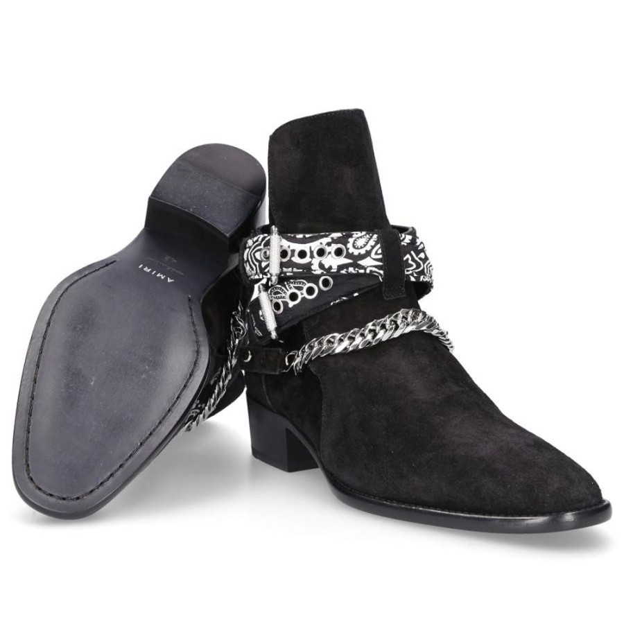 Herren Amiri Stiefel | Stiefeletten Bandana Boot Veloursleder