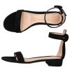 Damen Gianvito Rossi Sandalen | Sandalen Portofino 20 Veloursleder