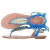 Damen Aquazzura Sandalen | Sandalen Isla Veloursleder