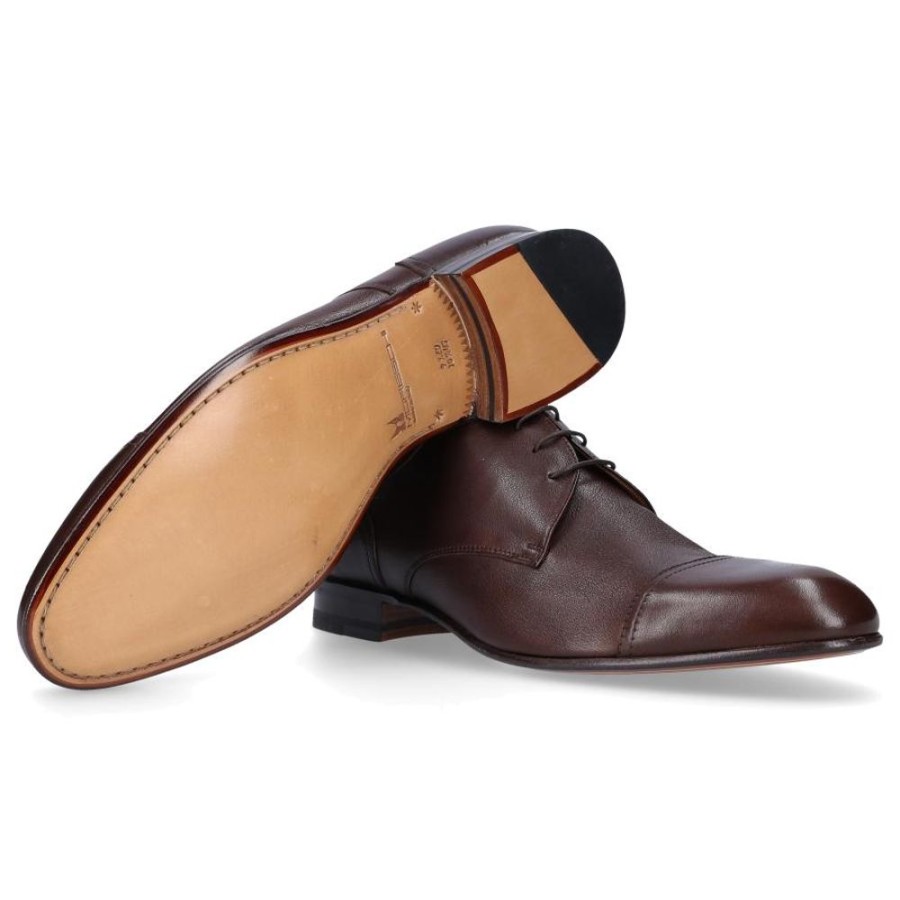 Herren Moreschi Businessschuhe | Businessschuhe Derby 042639 Kalbsleder