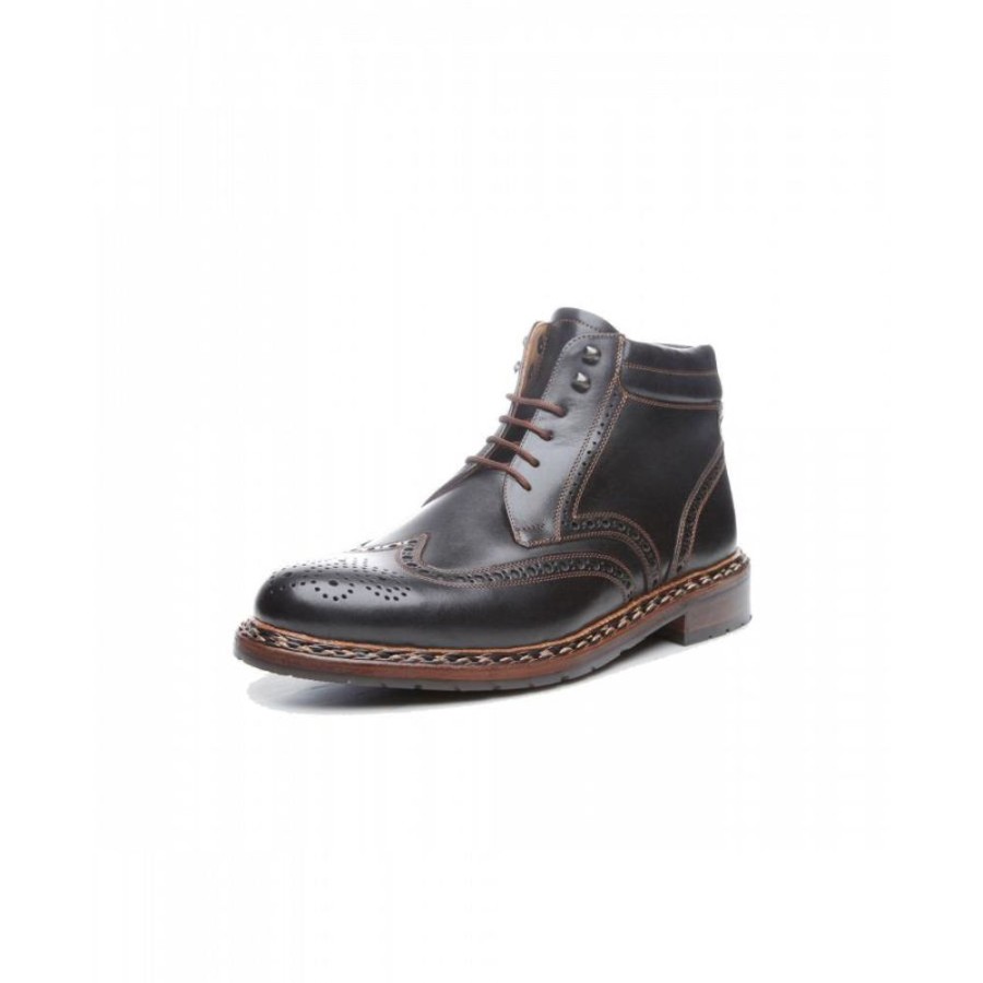 Herren Heinrich Dinkelacker Stiefel | Stiefeletten Buda Full-Brogue Sc Soft Calf