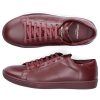 Herren Saint Laurent Sneaker | Sneaker Low Sl/06 Kalbsleder Logo Bordeaux