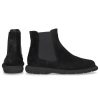 Damen Truman's Stiefeletten | Chelsea Boots 9619Veloursleder