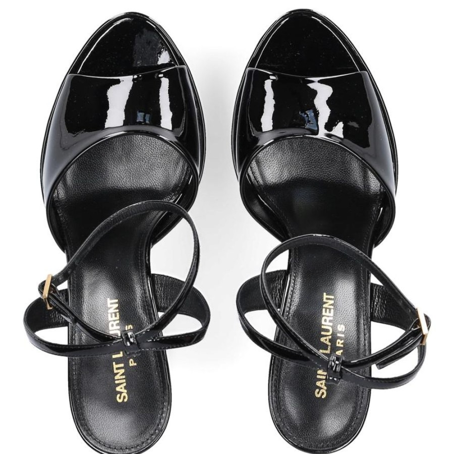 Damen Saint Laurent Sandalen | Sandalen Sexy 95 Lackleder