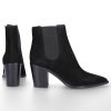 Damen Gianvito Rossi Stiefeletten | Chelsea Boots Romney Veloursleder