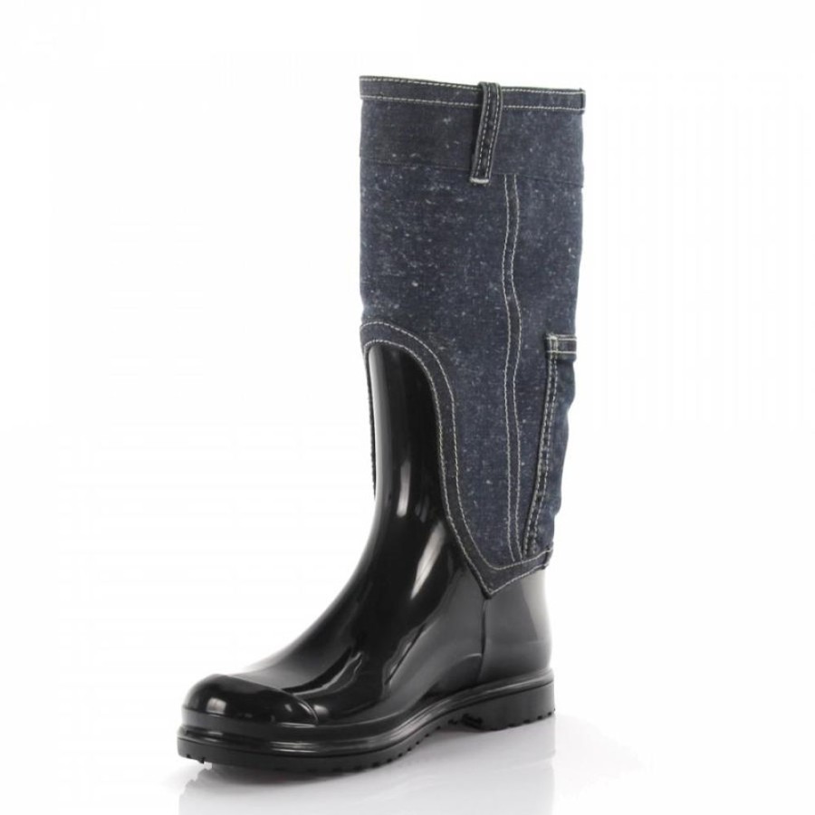 Damen Dolce & Gabbana Stiefel | Stiefel Schwarz Blau