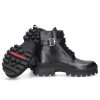 Damen Dsquared2 Stiefeletten | Schnurstiefeletten Combat Schwarz