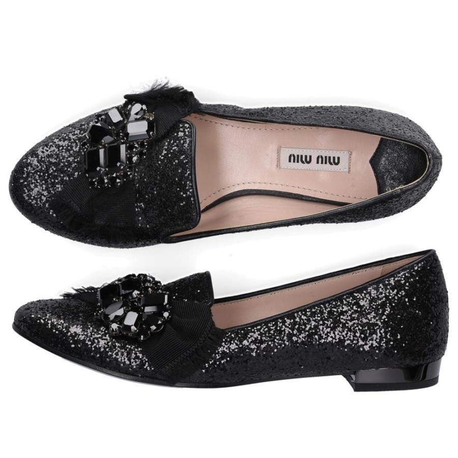 Damen Miu Miu Loafer | Loafer Glitter