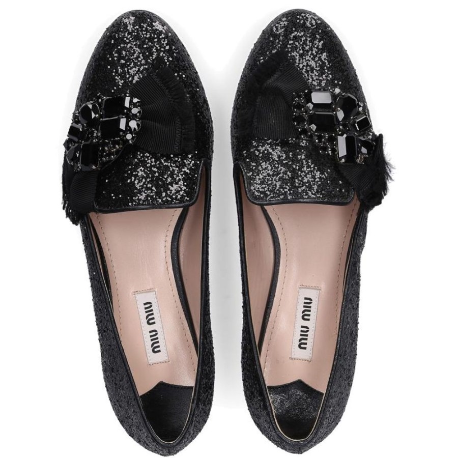 Damen Miu Miu Loafer | Loafer Glitter