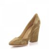 Damen Sergio Rossi Pumps | Pumps Kalbslederveloursleder Beige