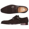 Herren Crockett & Jones Businessschuhe | Monk Schuhe Lowndes Braun