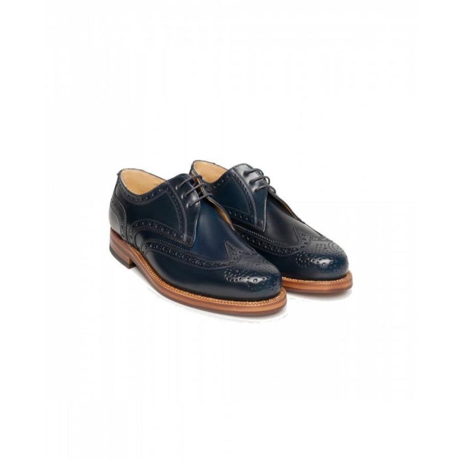 Herren Heinrich Dinkelacker Businessschuhe | Businessschuhe Derby Janosh K Full-Brogue C Cordovan