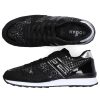 Damen Hogan Sneaker | Sneaker Low R261 Logo Glitzer Schwarz-Kombi