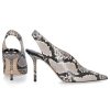 Damen Jimmy Choo Sandalen | Sandalen Saise Kalbsleder Print Braun