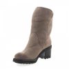 Damen ROSS B. Stiefel | Stiefel Kalbslederlammfell Finished Grau