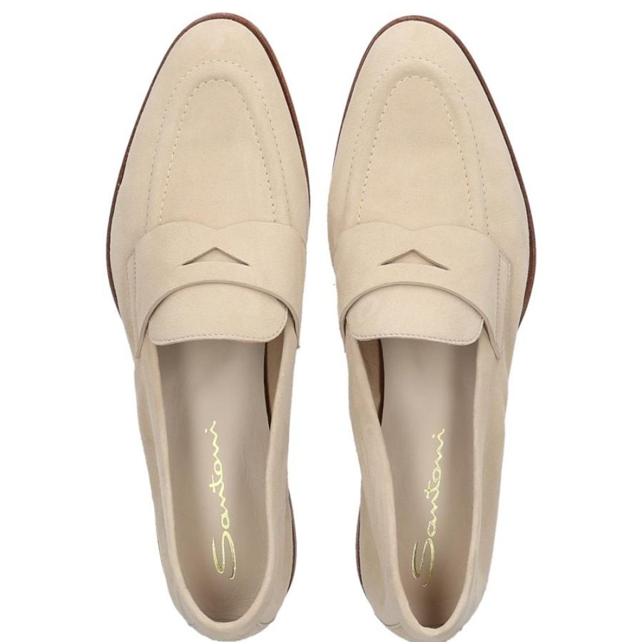 Damen Santoni Loafer | Loafer 59962 Veloursleder