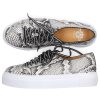 Damen Truman's Sneaker | Sneaker Low 9121 Kalbsleder Grau