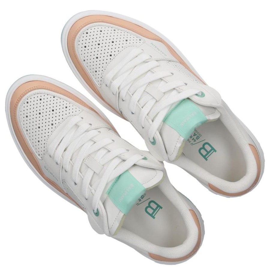 Damen Balmain Sneaker | Sneaker Low B-Court Kalbsleder