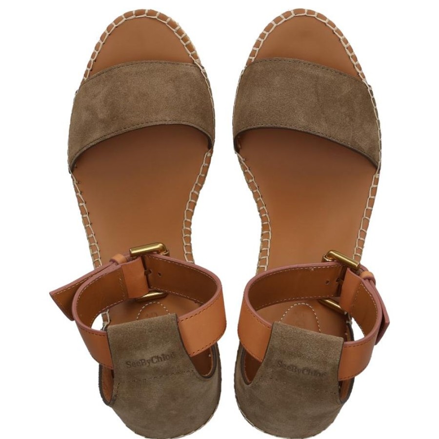 Damen SEE BY CHLOÉ Sandalen | Espadrilles Glyn Veloursleder