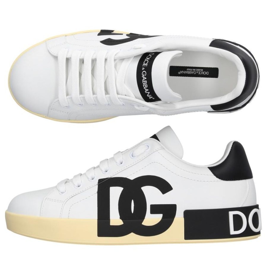 Herren Dolce & Gabbana Sneaker | Sneaker Low Portofinokalbsleder