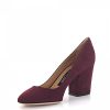 Damen Sergio Rossi Pumps | Pumps Kalbslederveloursleder Bordeaux