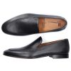 Herren Moreschi Loafer | Loafer Saratoga Kalbsleder Logo Schwarz