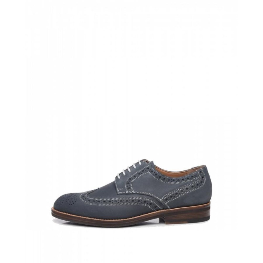 Herren Heinrich Dinkelacker Businessschuhe | Businessschuhe Derby Luzern Full-Brogue J Fettnubuk