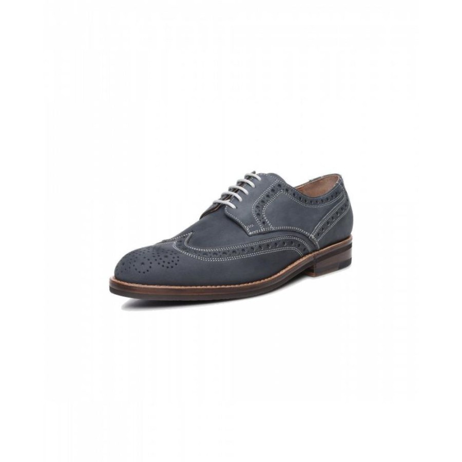 Herren Heinrich Dinkelacker Businessschuhe | Businessschuhe Derby Luzern Full-Brogue J Fettnubuk