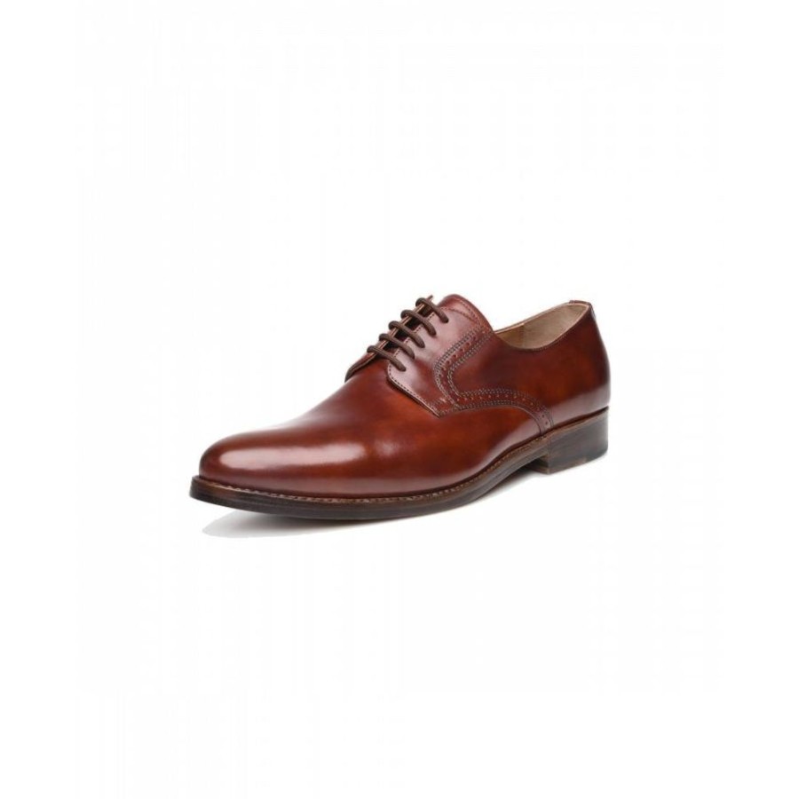 Herren Heinrich Dinkelacker Businessschuhe | Businessschuhe Derby Milano Plain Tc Toscana Calf