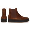 Damen Truman's Stiefeletten | Chelsea Boots 9834 Veloursleder