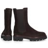 Damen Truman's Stiefeletten | Chelsea Boots 9210 Veloursleder