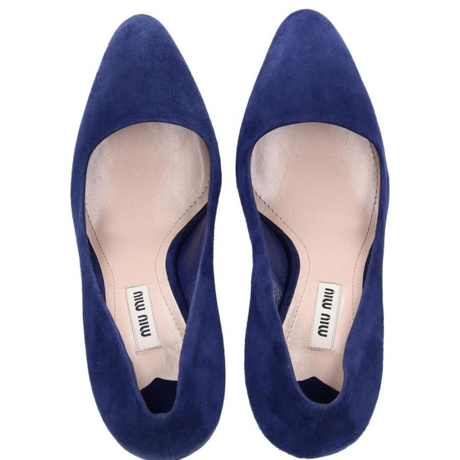 Damen Miu Miu Pumps | Plateaupumps Veloursleder