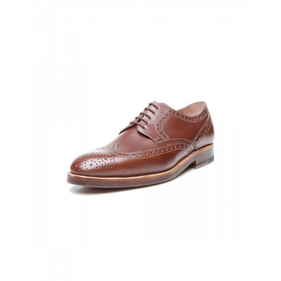 Herren Heinrich Dinkelacker Businessschuhe | Businessschuhe Derby Luzern Full-Brogue Ac Antikcalf