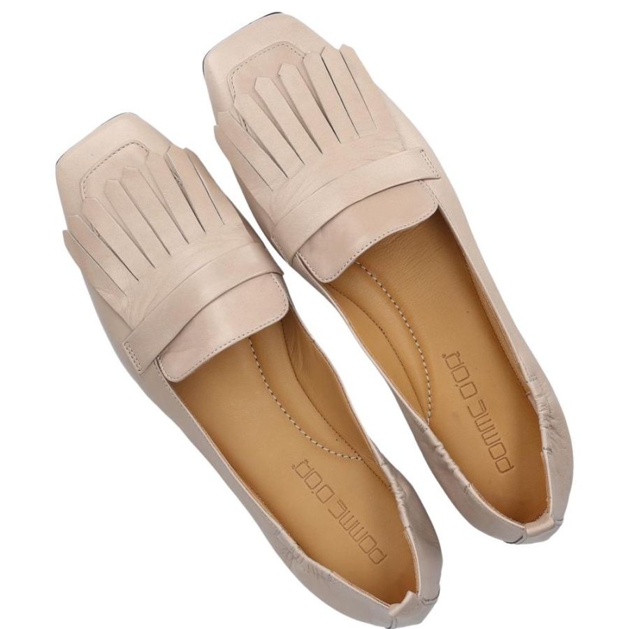 Damen Pomme D`OR Ballerinas | Ballerinas Klassisch 0182 Kalbsleder