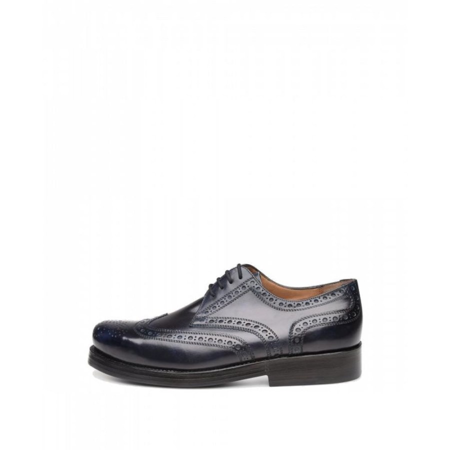 Herren Heinrich Dinkelacker Businessschuhe | Businessschuhe Derby Rio Full-Brogue Tc Kalbsleder