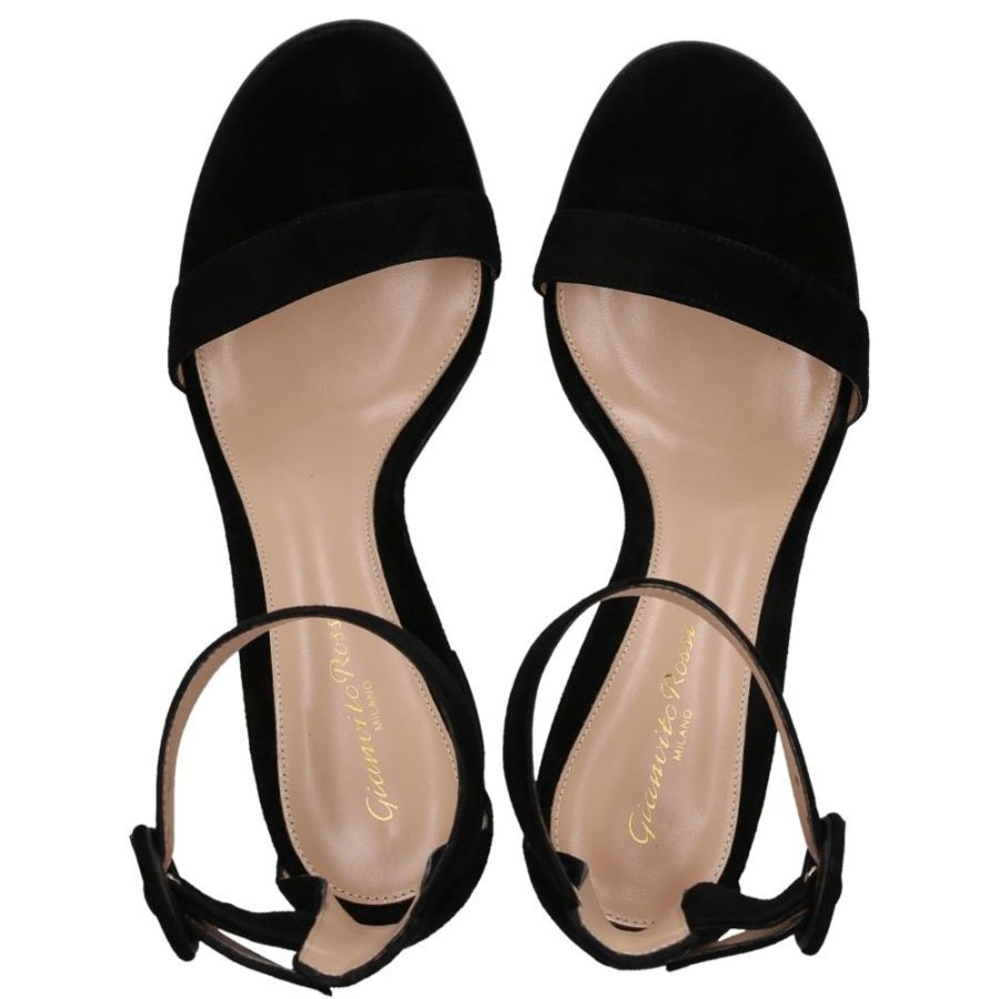 Damen Gianvito Rossi Sandalen | Sandalen Versilia 85 Schwarz