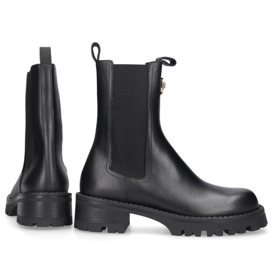 Damen Versace Stiefeletten | Chelsea Boots Alia Kalbsleder